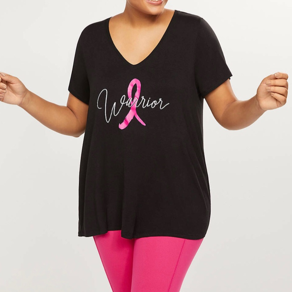 Livi Active Top Brave Pink Ribbon 14/16 +84 Tattoos